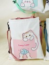 Сумка шоппер "Funny life", white