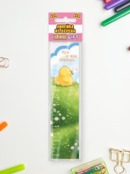 Линейка ECO из дерева iLikeGift "Всё хорошо"