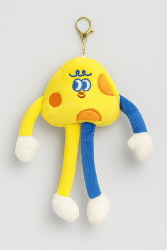 Брелок, кошелёк «Happy cheese», yellow