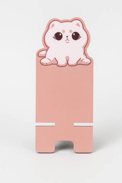 Подставка под телефон/планшет «Cat», pink 