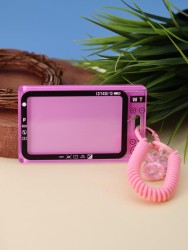 Футляр для карт с брелком "Camera", pink