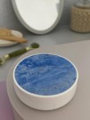 Контейнер для линз «Marble circle», blue