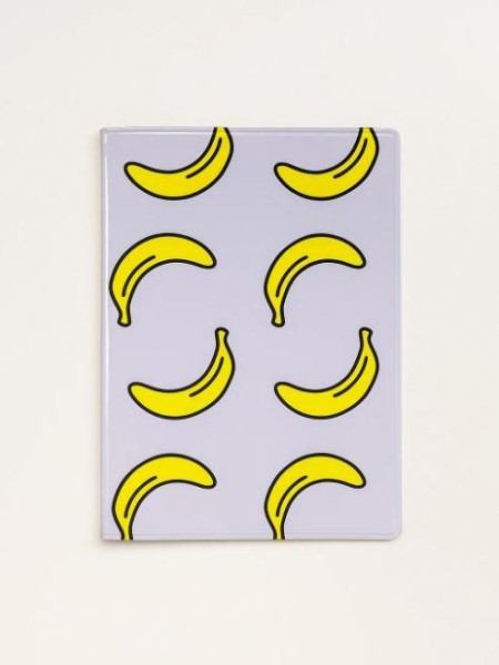 ОБЛОЖКА ДЛЯ ПАСПОРТА "Banana mood", плотность 600 мкм 