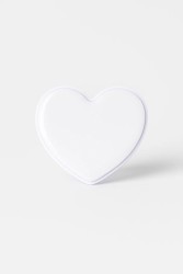 Попсокет "Heart", white