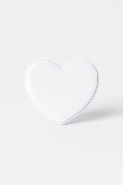 Попсокет "Heart", white 