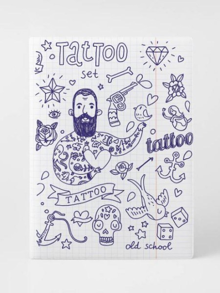 ОБЛОЖКА ДЛЯ ПАСПОРТА TATTOO, плотность 600 мкм 