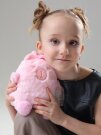 Мягкая игрушка "Capy pink hair band", pink, 20 см