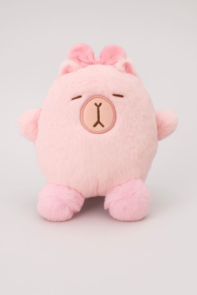 Мягкая игрушка "Capy pink hair band", pink, 20 см 
