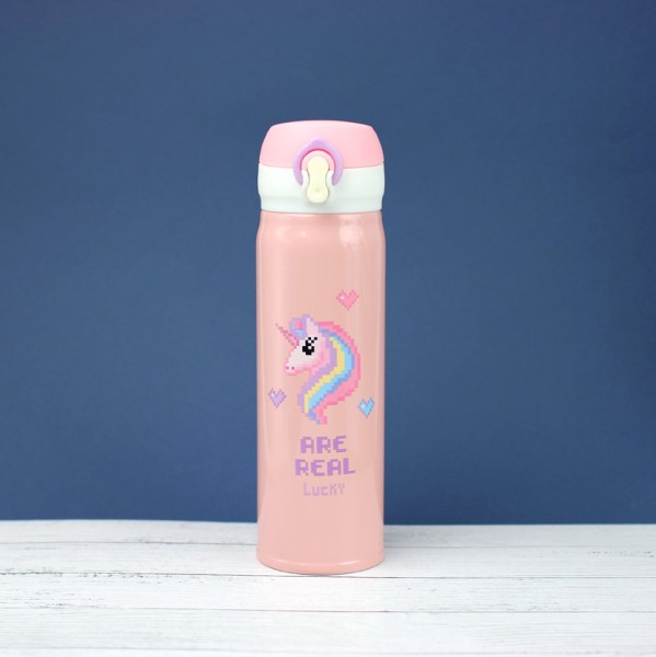 Термос "Unicorn", pink (450ml) 
