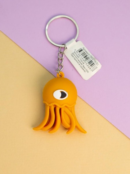 Брелок «Cute Octopus», brown 