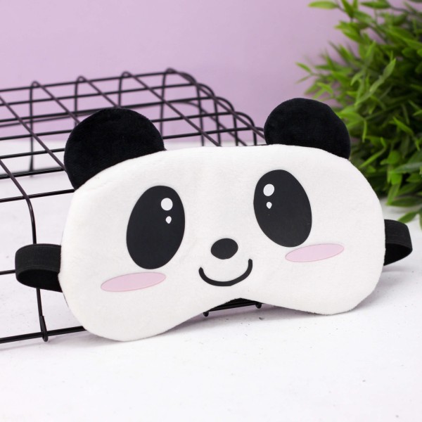 Маска для сна "Cute panda", white 