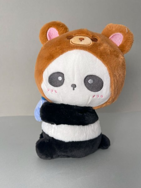 Мягкая игрушка "Bear hat panda", 20 см 