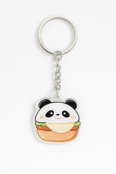 Брелок акриловый iLikeGift "Panda in a Basket" 