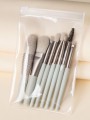 Набор кистей для макияжа "Serene strokes", 8 шт., white