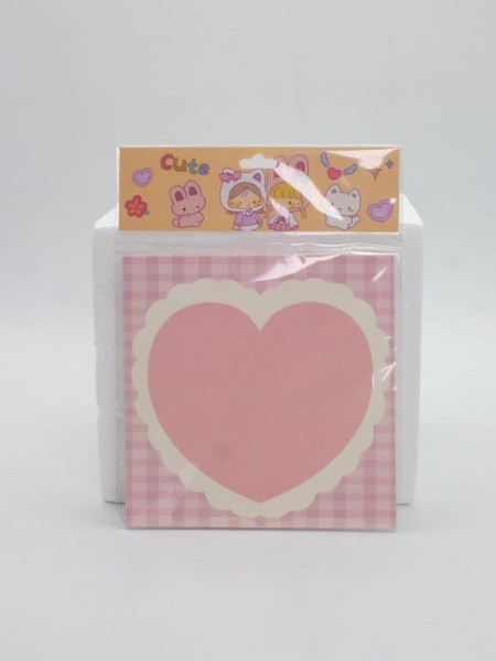 Блок для заметок "Cute heart", 30 л. 16*16 см 