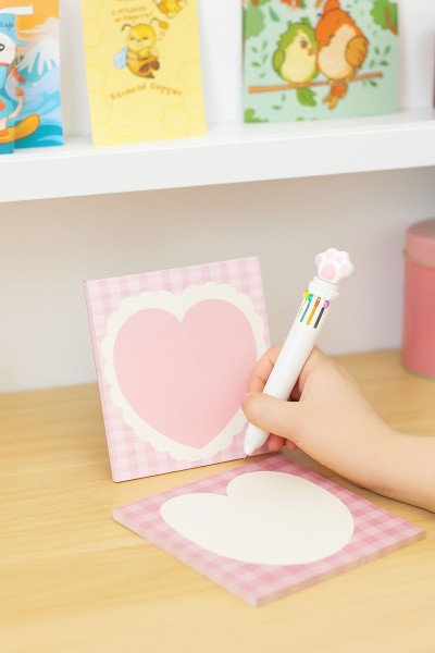 Блок для заметок "Cute heart", 30 л. 16*16 см 