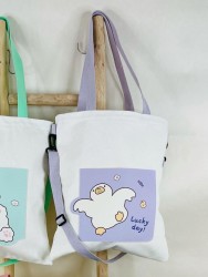 Сумка шоппер "Lucky day", white
