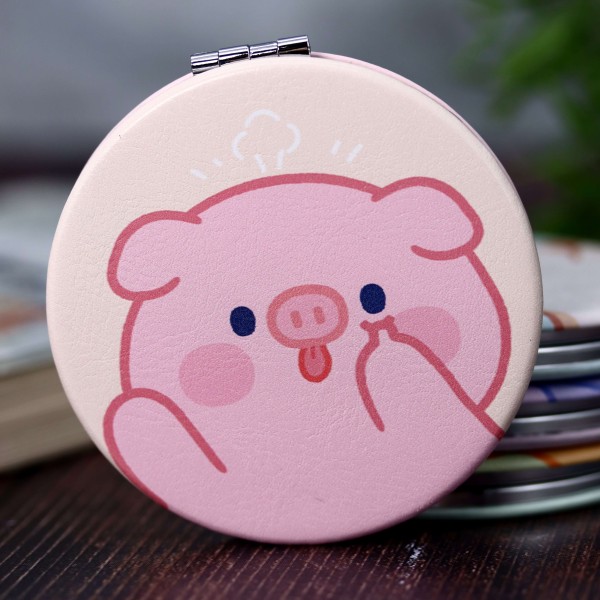 Зеркало "Head pig", yellow 