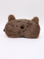 Маска для сна гелевая "Brown Bear"