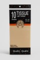 Бумага тишью "Classic", beige, 50 х 66 см, 14 г/м2 (набор 10 шт.)