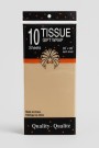 Бумага тишью "Classic", beige, 50 х 66 см, 14 г/м2 (набор 10 шт.)