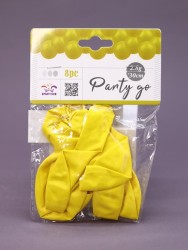 Набор воздушных шаров 8 шт. "Monochrome magic", yellow (30 см)