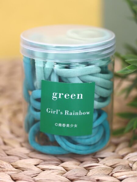 Набор резиночек для волос "Fantasy",  green 