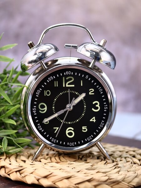 Часы-будильник "Wake up clock", black 