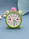 Часы-будильник «Lovely frog with piglet», green (14,5х12,5 см)