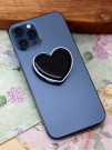 Попсокет "Heart", black