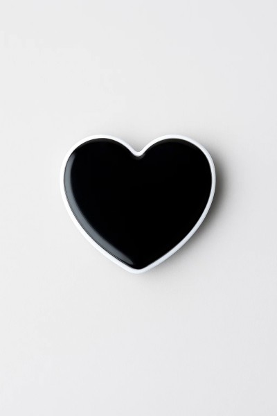Попсокет "Heart", black 