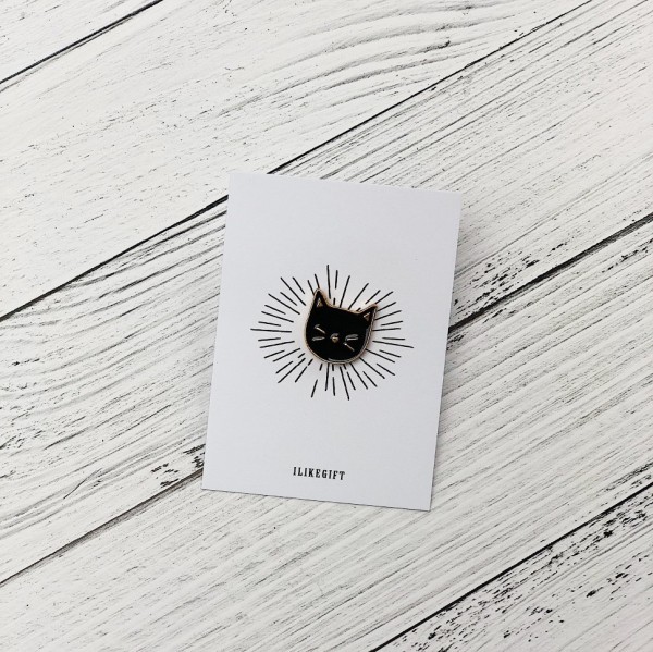 Значок "Cat", black 