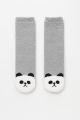 Носки iLikeGift «Fluffy panda», grey, мужские/женские евро размер 36-44