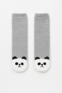 Носки iLikeGift «Fluffy panda», grey, мужские/женские евро размер 36-44