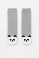 Носки iLikeGift «Fluffy panda», grey, мужские/женские евро размер 36-44