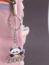 Брелок акриловый iLikeGift "Panda and Flowers"