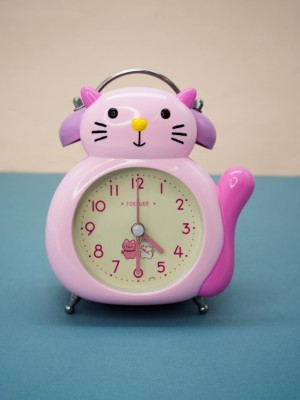 Часы-будильник «Kitten», pink