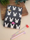 Блокнот на спирали (А5) "Bunny surprised", black (14.5*21)