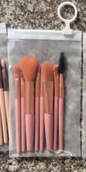 Набор кистей для макияжа "Serene strokes", 8 шт., pink