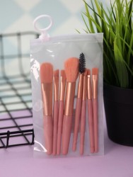 Набор кистей для макияжа "Serene strokes", 8 шт., pink