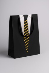 Пакет подарочный «Business suit», men's butterflies (26*32*12.5)