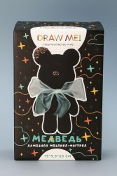 Алмазная мозаика на фигурка Draw Me! «Black bear», (14*9.5*23 см)