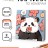 Картина по номерам на подрамнике Draw Me! «Panda in love», (20*20 см)