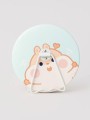 Зеркало настольное "Head hamster", blue (15,5*16 см)