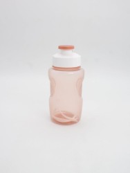 Бутылка "Fitness" с трубочкой, pink (350 ml)