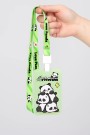 Футляр для карт на ленте "Pandas and a bird"