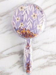 Расческа «Leaves», purple