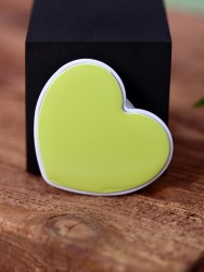 Попсокет "Heart", yellow