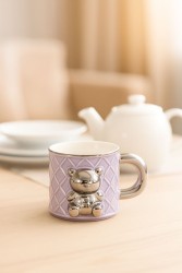 Кружка «Silver bear», purple (400 ml)