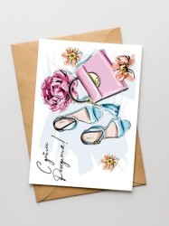 Открытка «Fashion», 100*150 мм, 5 шт